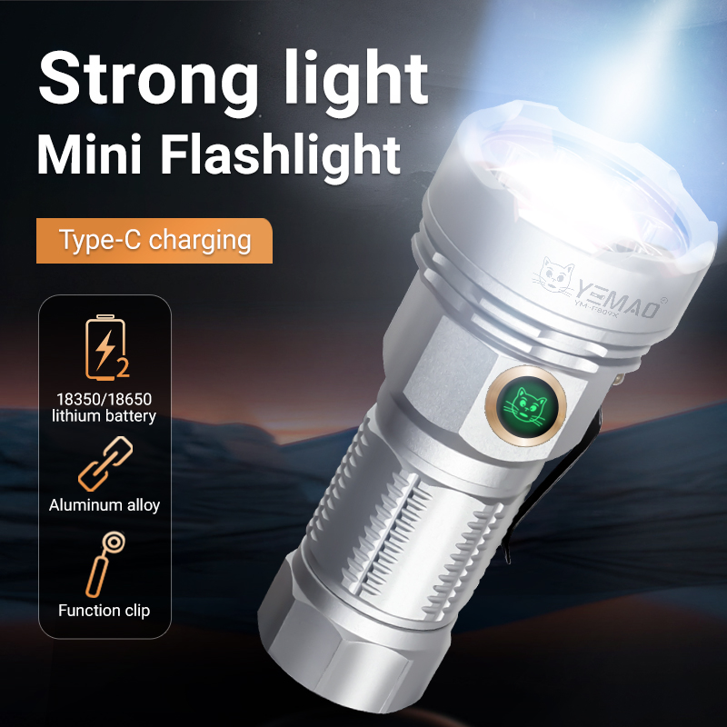 Outdoor Adventures - YEMAO F809X 3500LM ไซต์งานและไฟรักษาความปลอดภัย, ลําแสง 300