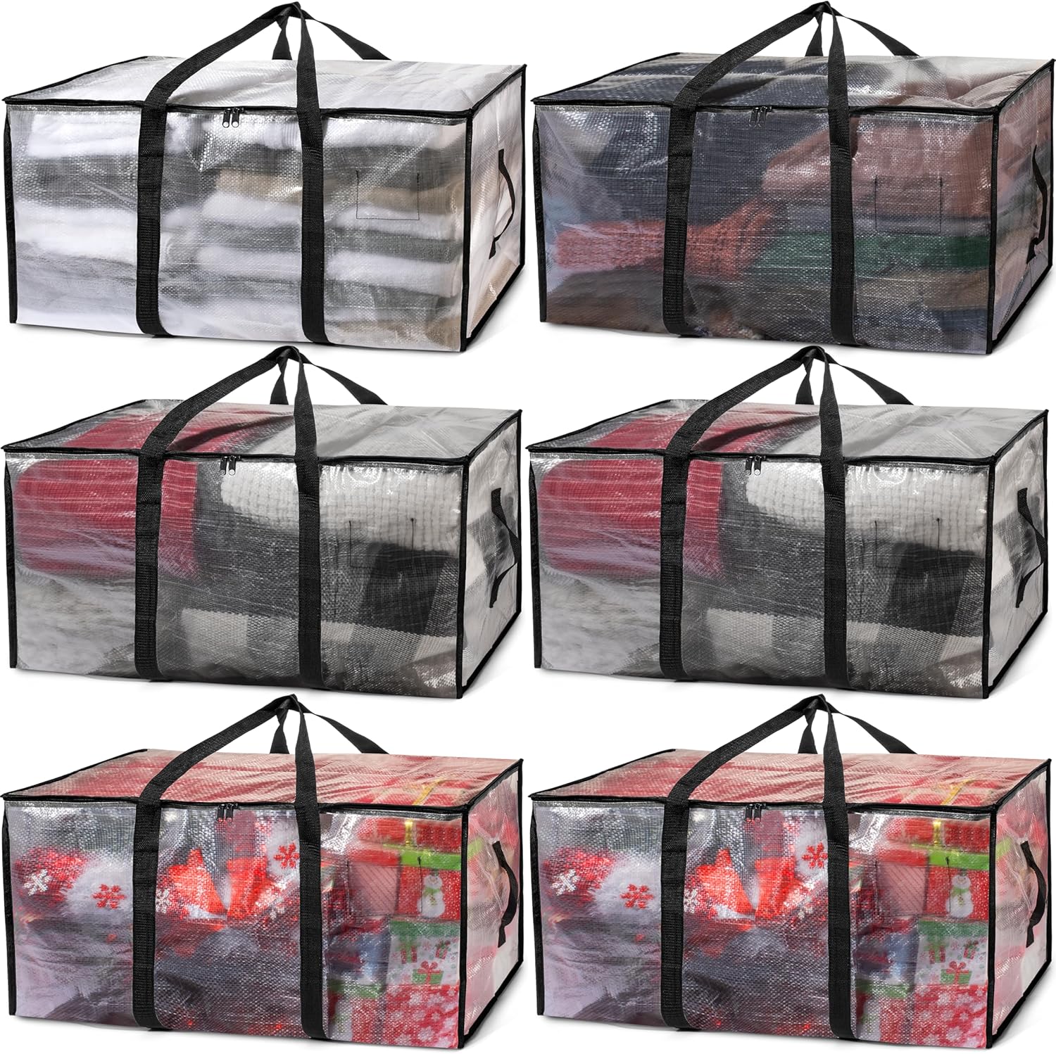 Space Blanket Heavy - กระเป๋าขนย้ายขนาดใหญ่พิเศษ 4/6 ชิ้น ทนทาน กันน้ำ พร้อมซิป