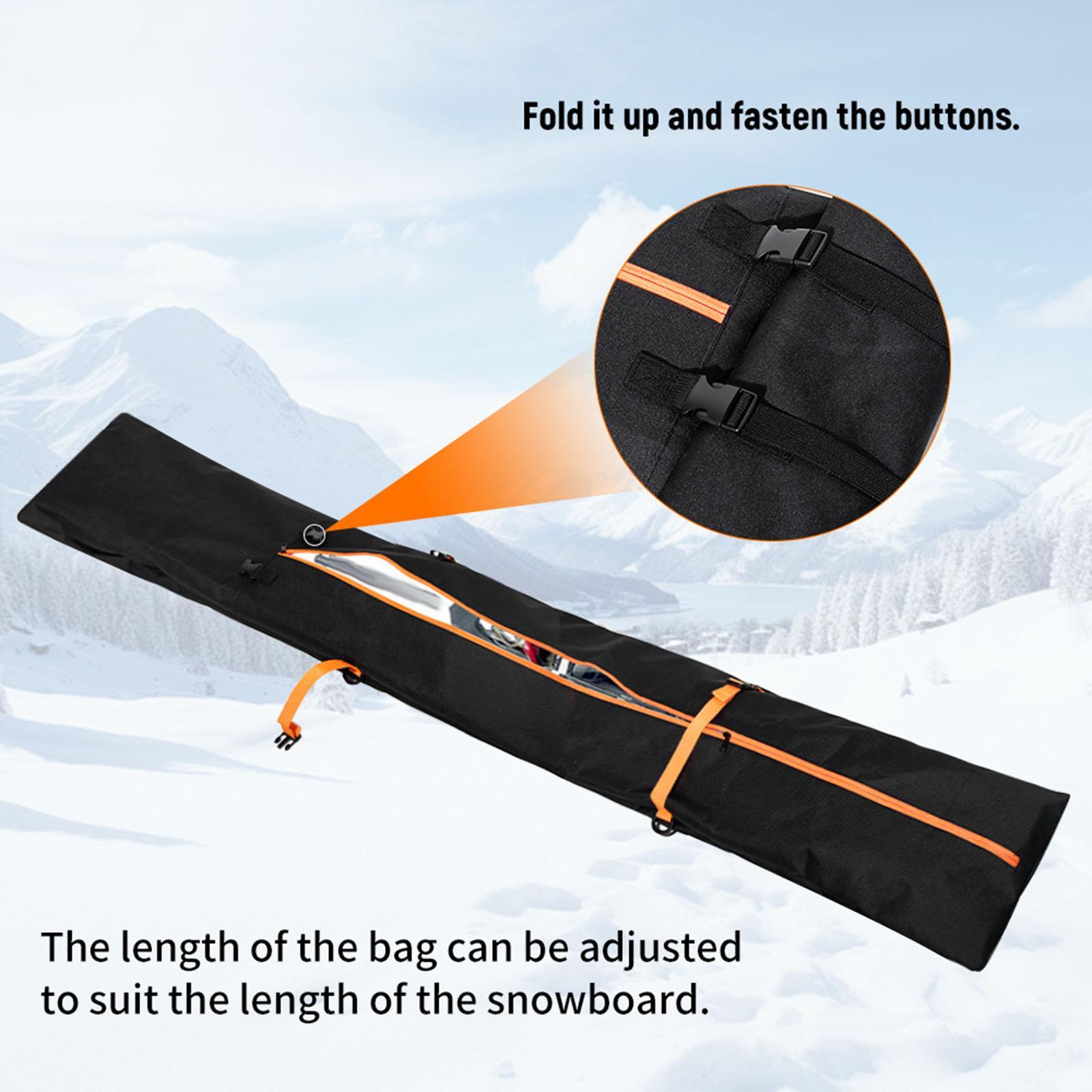 Outdoor Adventure Xl - กระเป๋าสโนว์บอร์ด ทนทาน ขนาด 197 ซม. กระเป๋าเป้สกีกันน้ำ