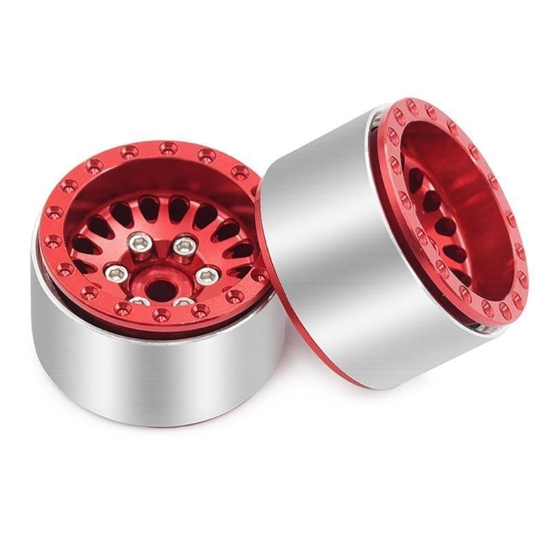 Outdoor Adventure Vehicles - U13F 4 ชิ้นทนต่อการกัดกร่อน 1.0 นิ้วขอบ Beadlock