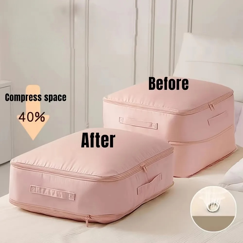 Space Blanket Heavy - ถุงเก็บของแบบสุญญากาศ แข็งแรงทนทาน สำหรับเสื้อผ้า ผ้าห่ม ผ้านวม ใช้ในบ้าน