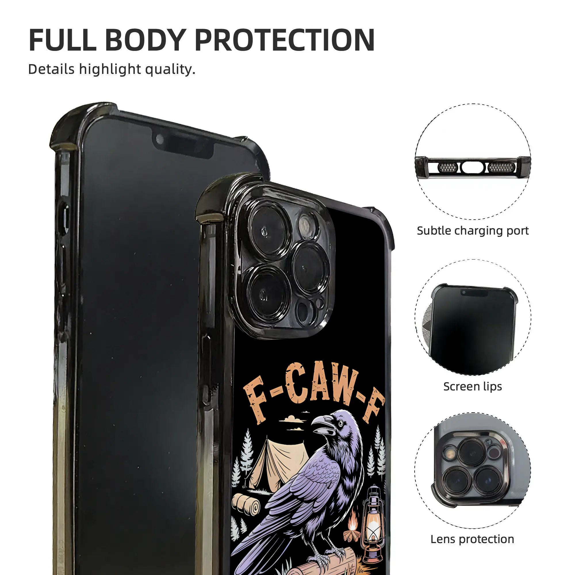 เคสโทรศัพท์ลายอีกาตลก F CAW F  - Outdoor Adventures บทวิจารณ์และราคา