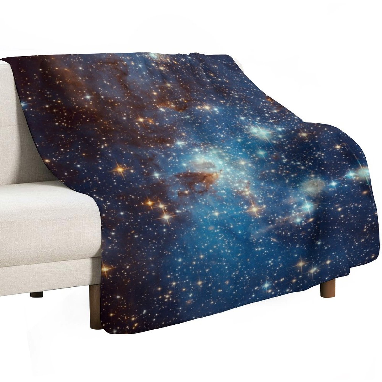 ผ้าห่มลายดวงดาวเนบิวลายสีน้ำเง - Space Blanket Heavy บทวิจารณ์และราคา