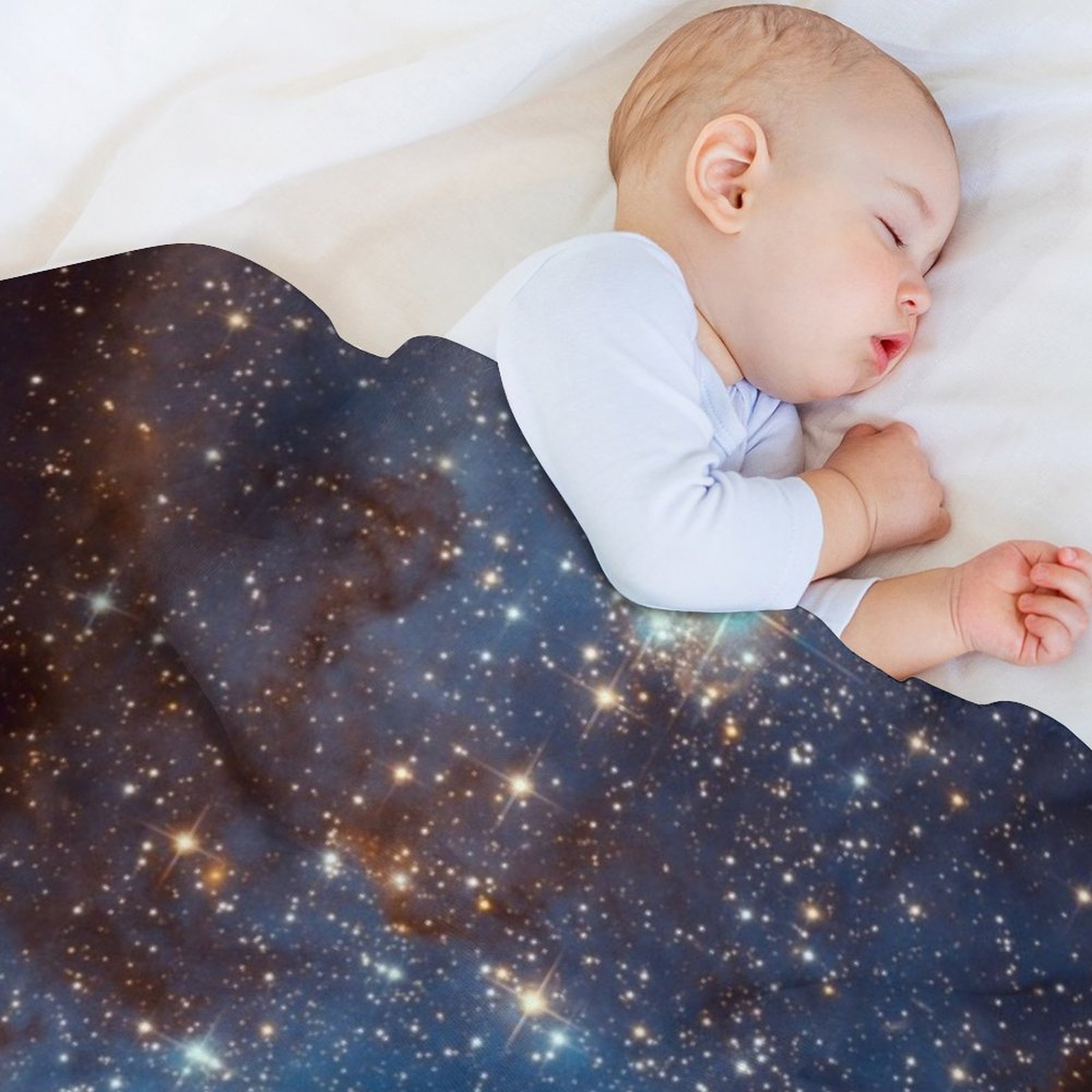 ผ้าห่มลายดวงดาวเนบิวลายสีน้ำเง - Space Blanket Heavy บทวิจารณ์และราคา