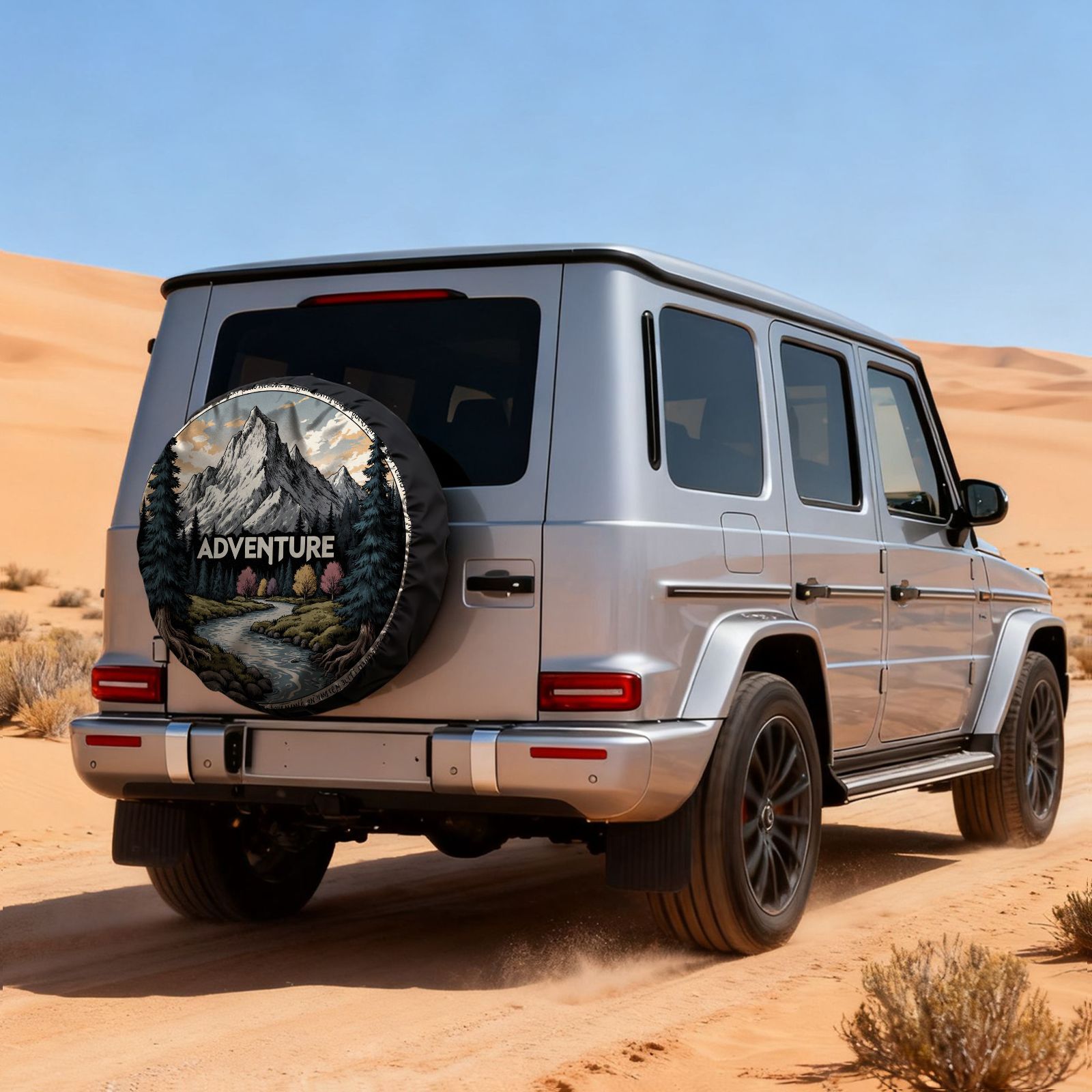 ฝาครอบยางรถยนต์ลายวิวทิวทัศน์ก - Outdoor Adventure Vehicles บทวิจารณ์และราคา