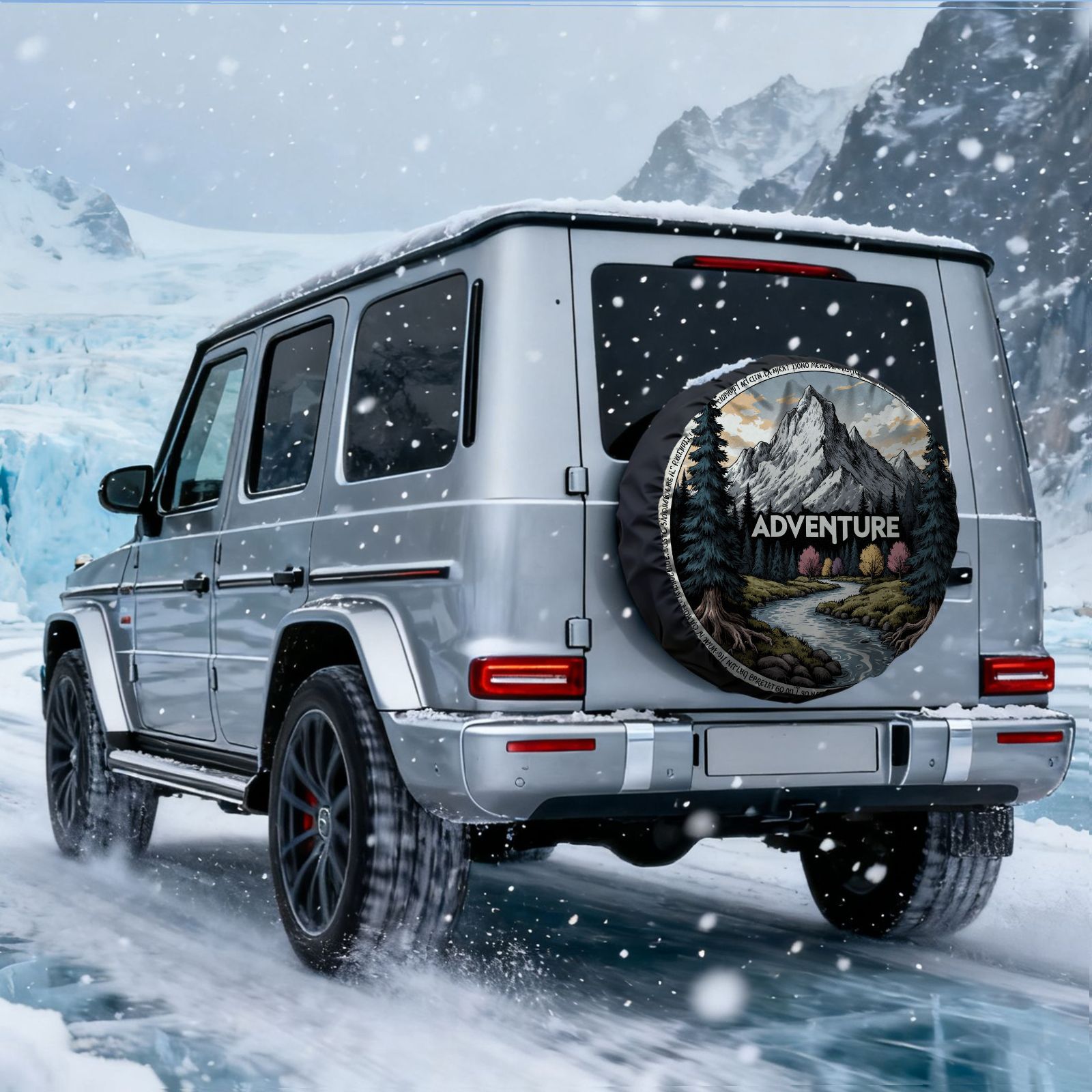 ฝาครอบยางรถยนต์ลายวิวทิวทัศน์ก - Outdoor Adventure Vehicles บทวิจารณ์และราคา