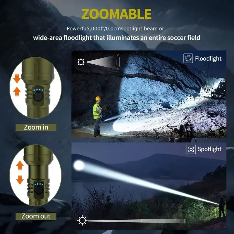 ไฟฉายที่ทรงพลังเป็นพิเศษ ไฟฉาย - Outdoor Adventures บทวิจารณ์และราคา
