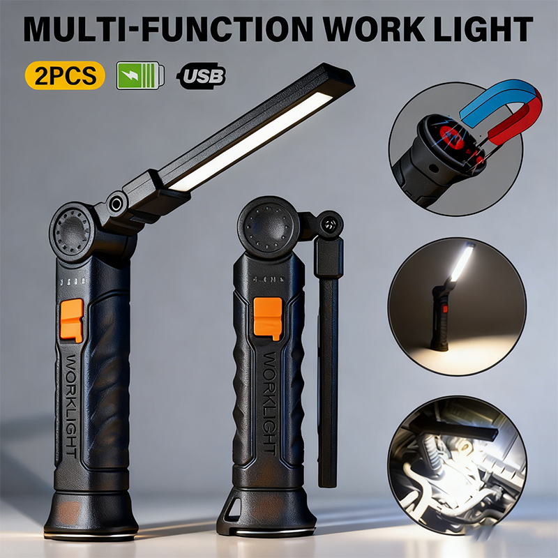 ไฟฉาย LED แบบพกพา COB ชาร์จไฟผ - Outdoor Adventures บทวิจารณ์และราคา